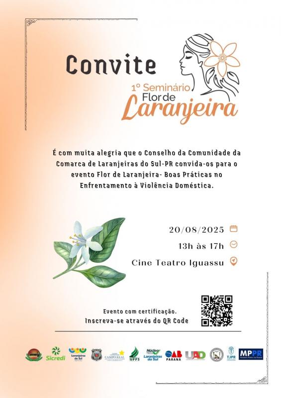 Com apoio da Câmara de vereadores, 1º Seminário Flor de Laranjeira mobiliza ações contra a violência doméstica